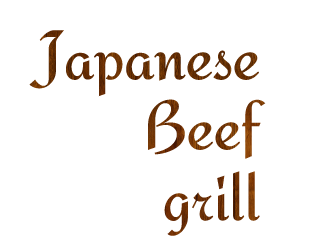 Japanese Beef grill